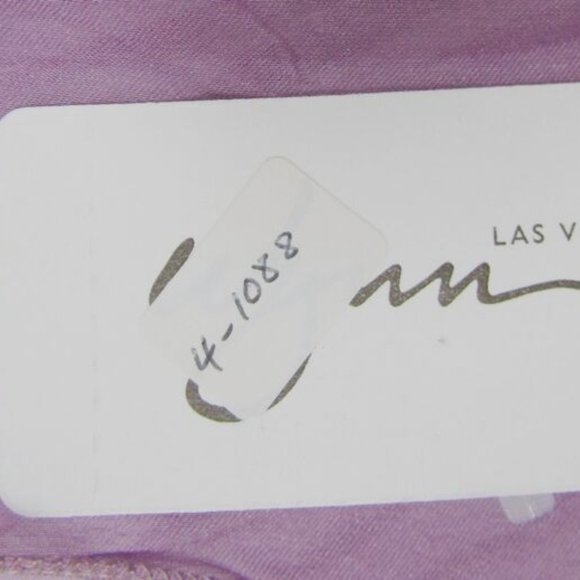 NEW ALBERTA FERRETTI Blouse 8 SILK Purple LETTUCE TOP BRAIDED SPAGHETTI STRAPS - Picture 8 of 9